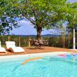 La porcherie est situ&eacute; &agrave; c&ocirc;t&eacute; de la piscine